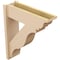 Ekena Millwork 7 1/2-in W x 24-in D x 28-in H Funston Trad Rough Cedar Woodgrain TimberThane Outlooker, Primed Tan OUTUR075X24X28FST04RCPR - alternate 5